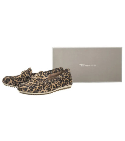Tamaris Brązowe 1-24630-44 360 Leopard (TM517-a) shoes