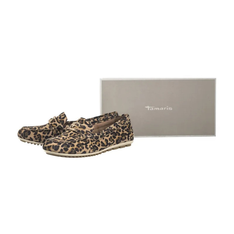 Tamaris Brązowe 1-24630-44 360 Leopard (TM517-a) shoes