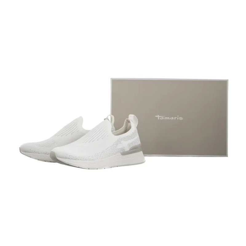 Tamaris Białe 1-24752-44 171 White/Silver (TM518-a) shoes