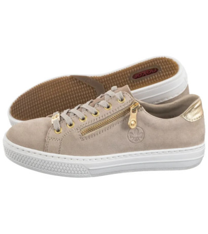 Rieker Beżowe L59L1-60 Beige (RI226-a) shoes