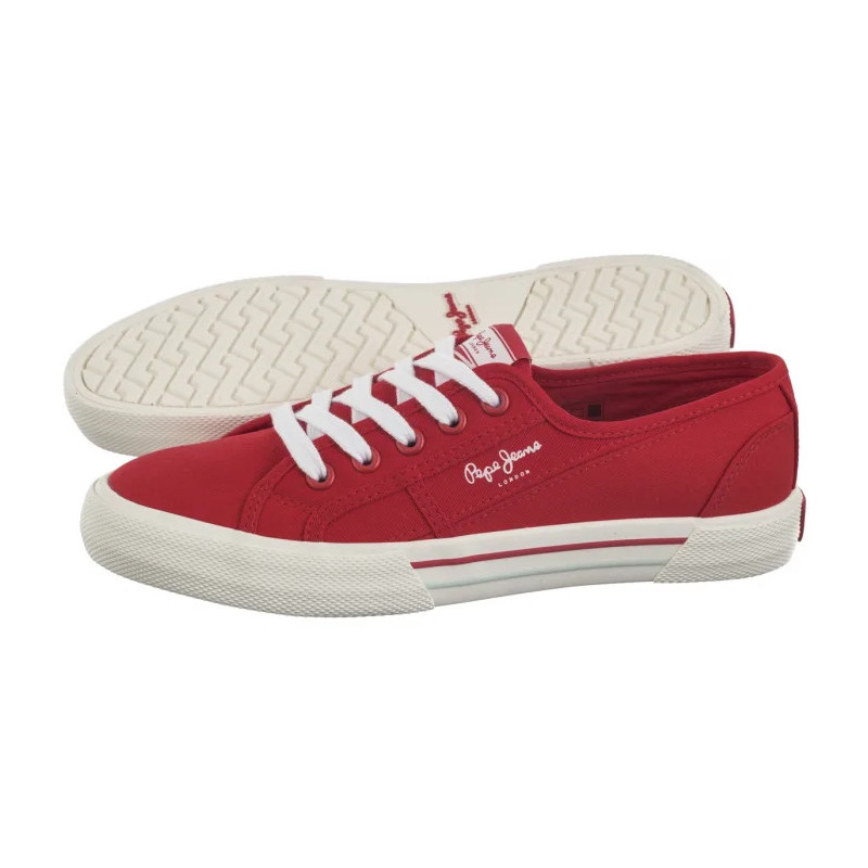 Pepe Jeans Brady Basic W Red PLS31287 255 (PE9-c) sneakers