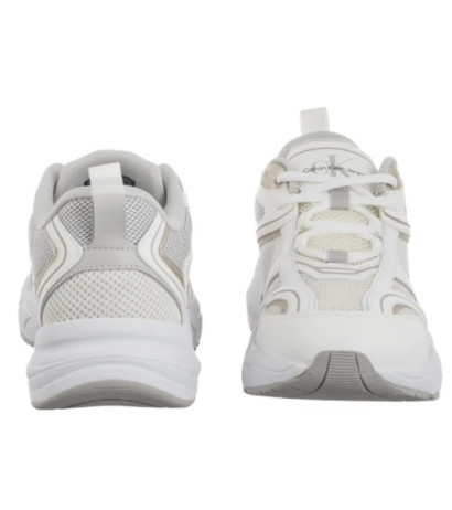 Calvin Klein Retro Tennis Mesh Ml Bright White/Silver YW0YW01807 0LI (CK610-b) sports Shoes