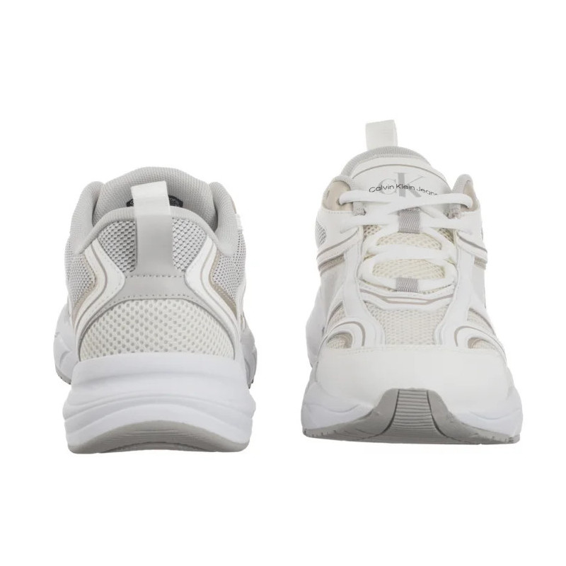 Calvin Klein Retro Tennis Mesh Ml Bright White/Silver YW0YW01807 0LI (CK610-b) sports Shoes