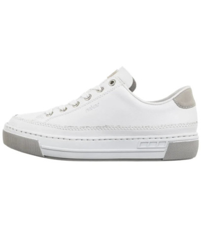 Rieker Białe L8847-80 White  (RI231-a) shoes