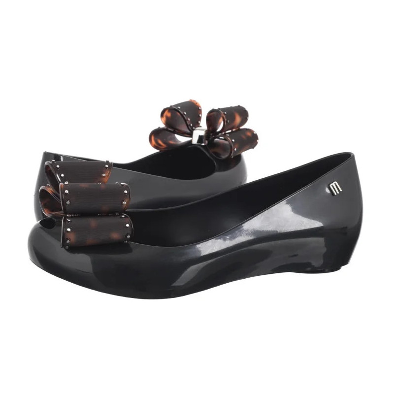 Melissa Ultragirl Classic Bow 35965/BC917 Black/Tortoiseshell  (ML330-a) ballerinas
