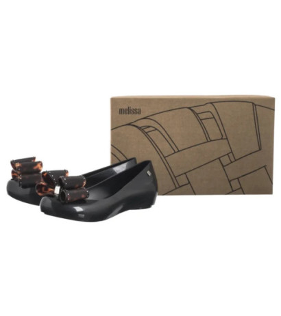 Melissa Ultragirl Classic Bow 35965/BC917 Black/Tortoiseshell  (ML330-a) ballerinas