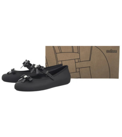 Melissa Soft Ballerina Bow AD 35971/BE619 Black (ML339-b) ballerinas