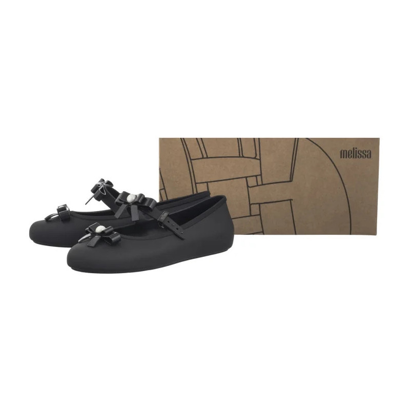 Melissa Soft Ballerina Bow AD 35971/BE619 Black (ML339-b) ballerinas