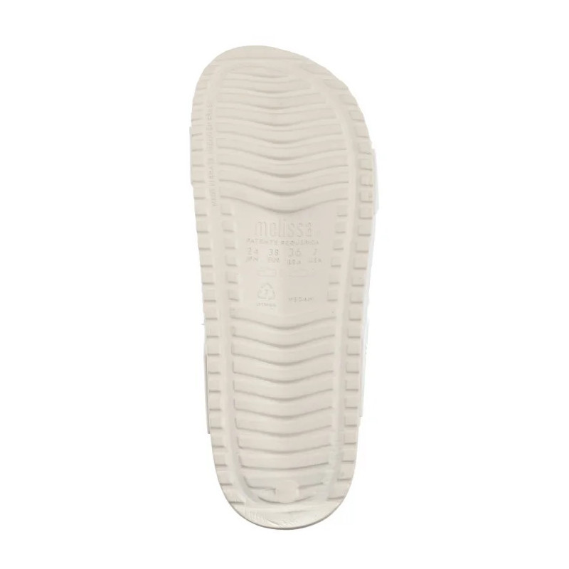 Melissa Cozy Connection Slide 35832/AZ944 Beige/White (ML342-a) Women's Shoes/Flip Flops