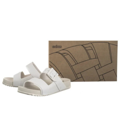 Melissa Cozy Connection Slide 35832/AZ944 Beige/White (ML342-a) Women's Shoes/Flip Flops