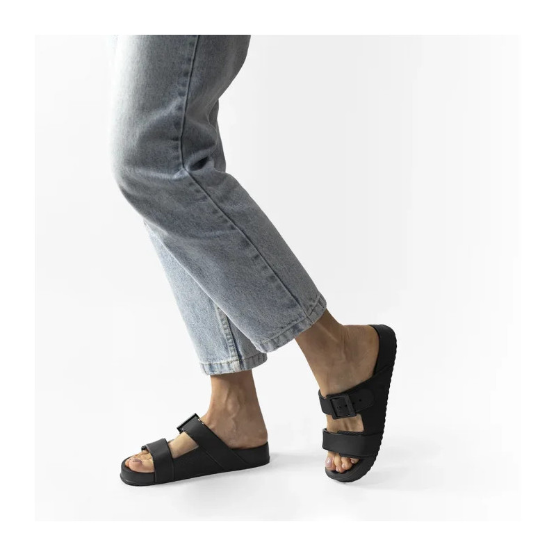 Melissa Cozy Connection Slide 35832/AZ933 Black (ML342-b) Women's Shoes/Flip Flops