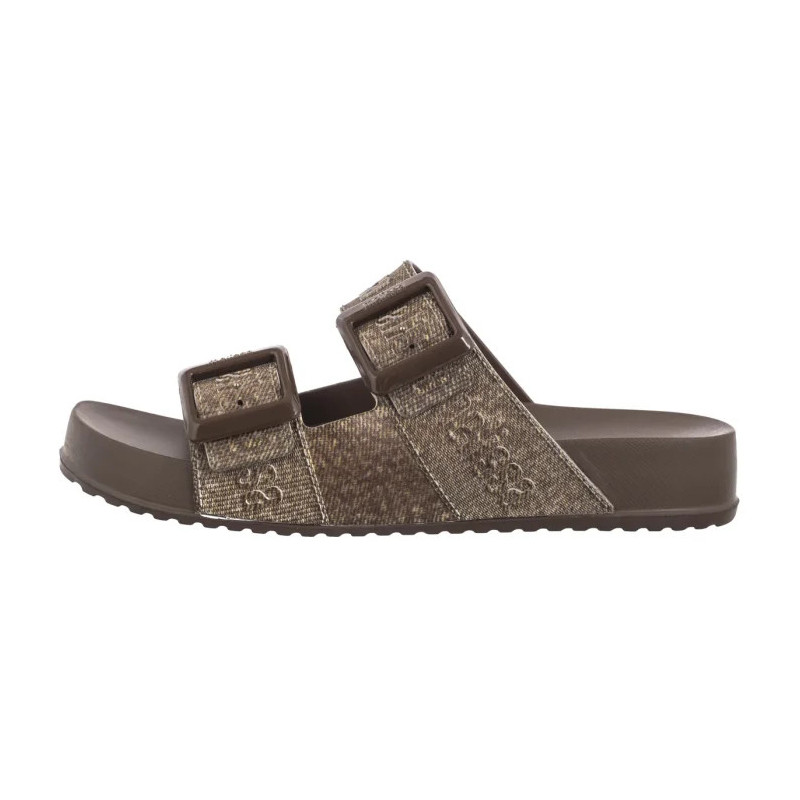 Melissa Cozy M Lover Slide Den 36146/BG682 Brown Jeans (ML337-b) Women's Shoes/Flip Flops