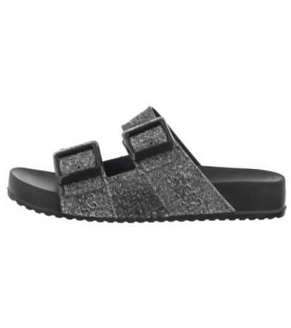 Melissa Cozy M Lover Slide Den 36146/BG681 Black Jeans (ML337-c) Women's Shoes/Flip Flops