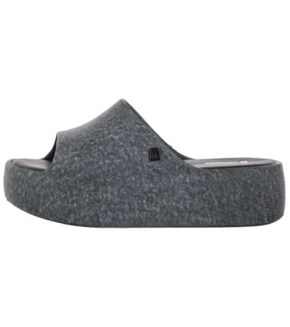 Melissa Free Platform Slide Denim AD 36149/BG691 Black Jeans (ML345-a) shoes