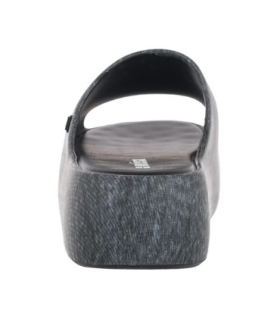 Melissa Free Platform Slide Denim AD 36149/BG691 Black Jeans (ML345-a) shoes