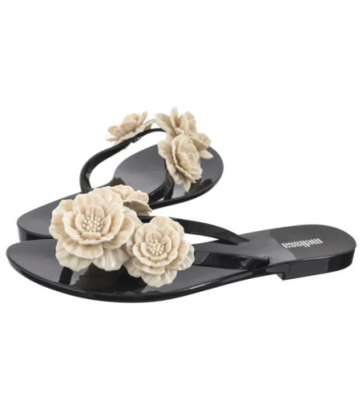 Melissa Harmonic Springtime AD 35704/AT136 Black/Beige (ML329-d) flip flops