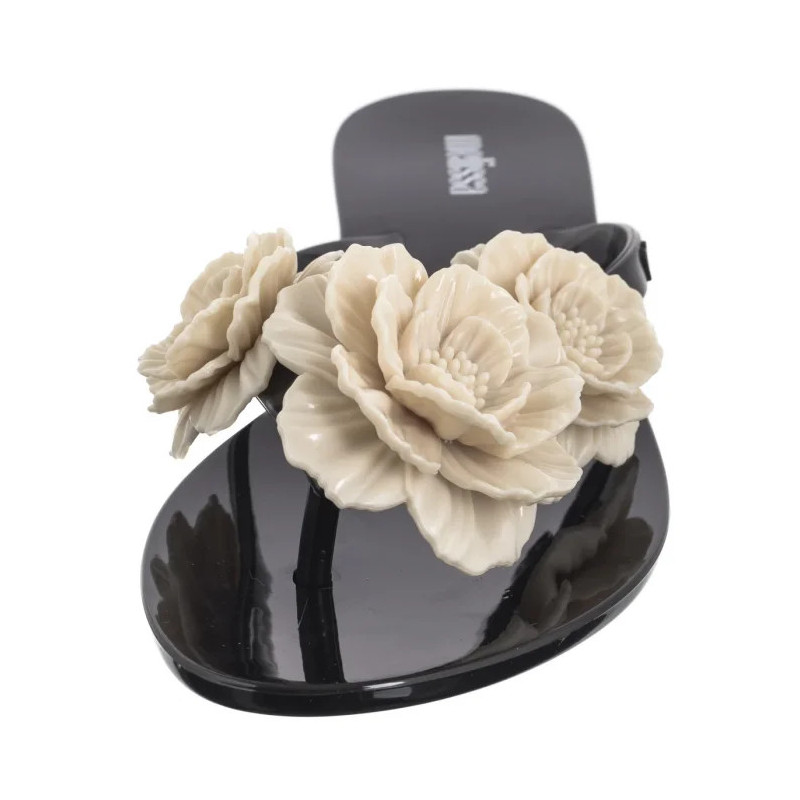 Melissa Harmonic Springtime AD 35704/AT136 Black/Beige (ML329-d) flip flops