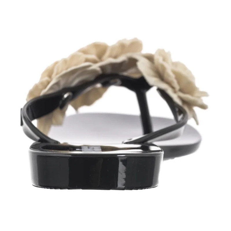 Melissa Harmonic Springtime AD 35704/AT136 Black/Beige (ML329-d) flip flops