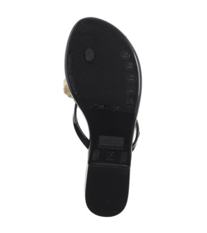 Melissa Harmonic Springtime AD 35704/AT136 Black/Beige (ML329-d) flip flops