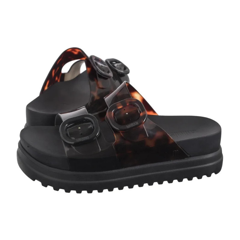 Melissa Cozy Platform AD 36158/BH499 Black/Tortoise Shell (ML338-b) Women's Shoes/Flip Flops
