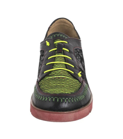 Maciejka Czarne Kwiaty 06784-20/00-1 (MA1310-a) shoes