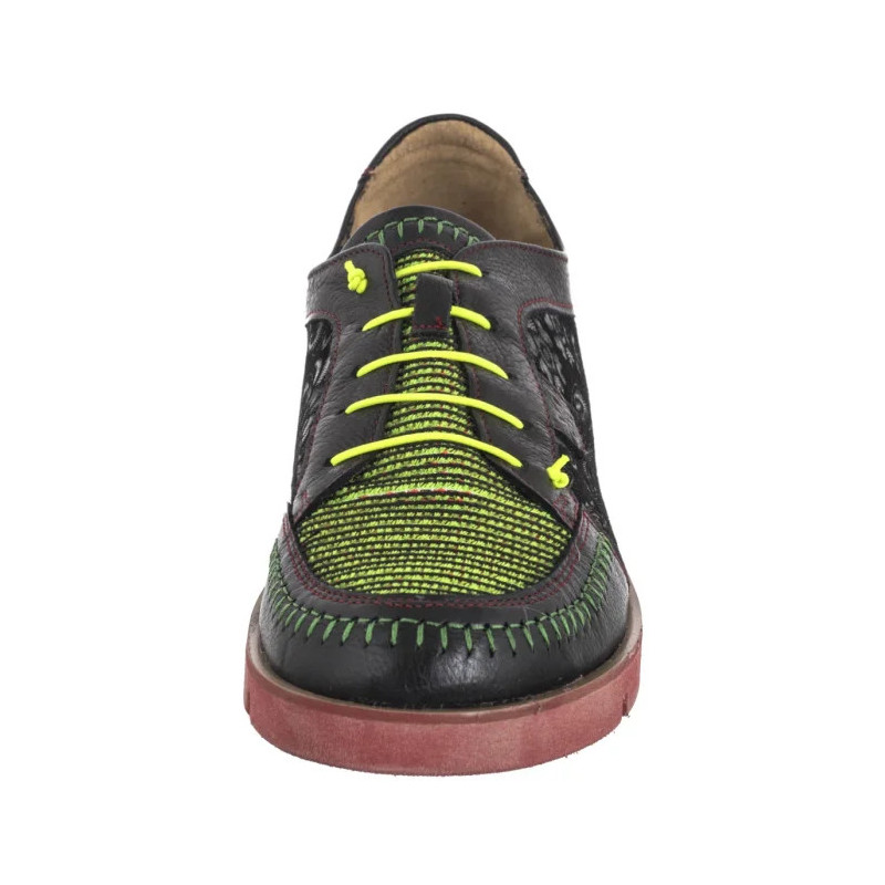 Maciejka Czarne Kwiaty 06784-20/00-1 (MA1310-a) shoes