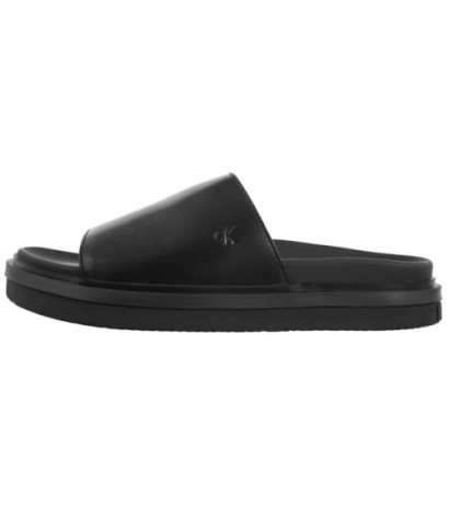 Calvin Klein Flat Molded Sandal Slide Triple Black YW0YW01710 0GJ (CK628-a) Women's Shoes/Flip Flops