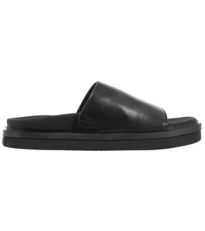 Calvin Klein Flat Molded Sandal Slide Triple Black YW0YW01710 0GJ (CK628-a) Women's Shoes/Flip Flops