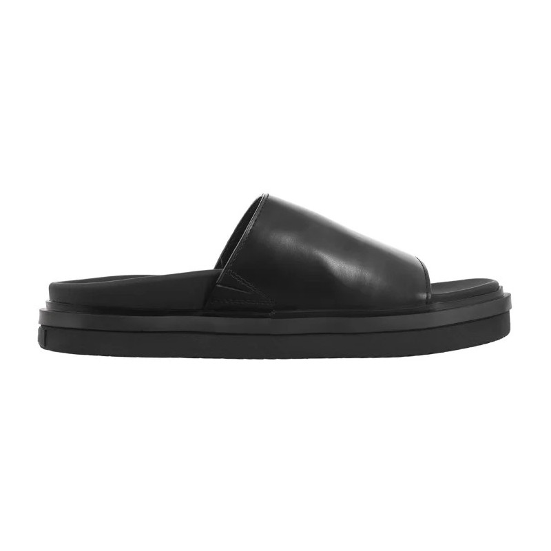 Calvin Klein Flat Molded Sandal Slide Triple Black YW0YW01710 0GJ (CK628-a) Women's Shoes/Flip Flops