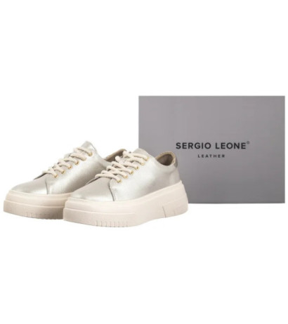 Sergio Leone Srebrne SP 101 (SL562-b) shoes