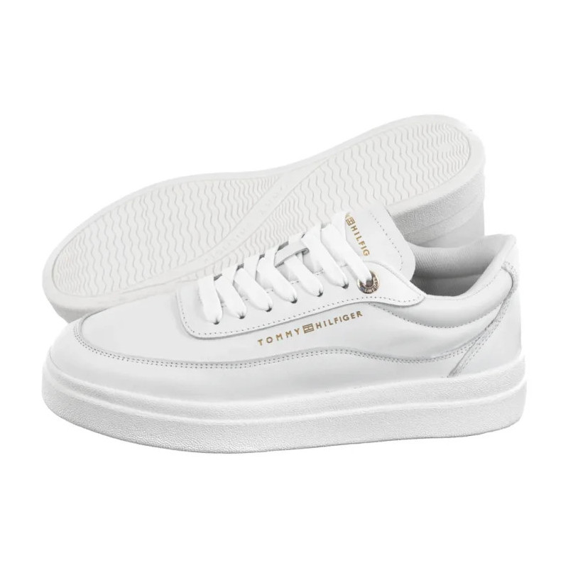 Tommy Hilfiger Modern Court Sneaker Lthr White FW0FW08800 YBS (TH1279-a) sports Shoes