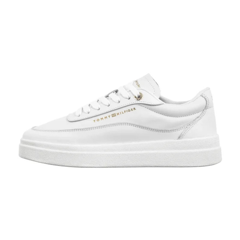 Tommy Hilfiger Modern Court Sneaker Lthr White FW0FW08800 YBS (TH1279-a) sports Shoes