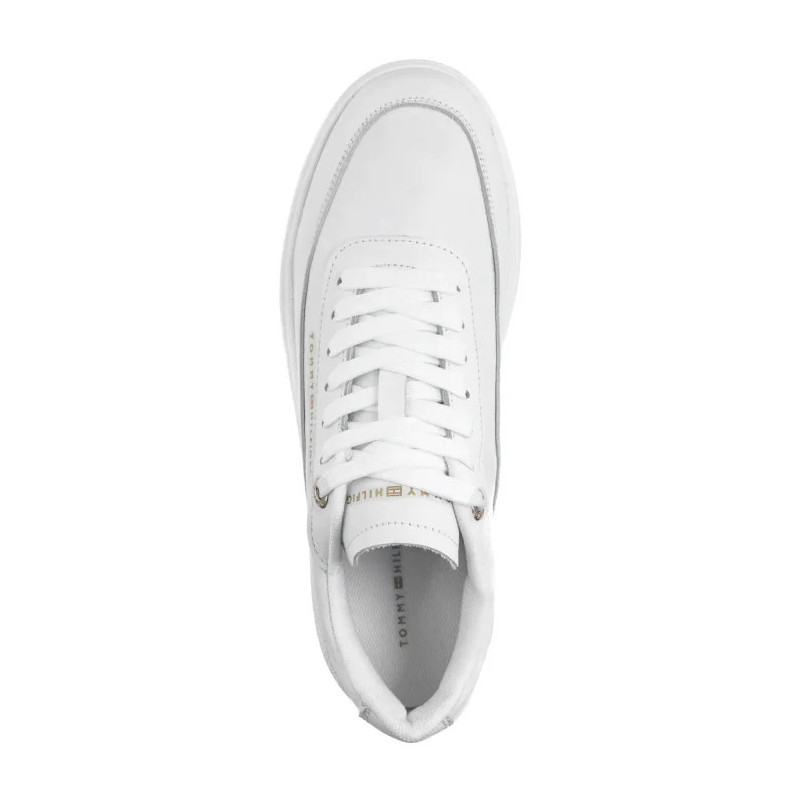 Tommy Hilfiger Modern Court Sneaker Lthr White FW0FW08800 YBS (TH1279-a) sports Shoes