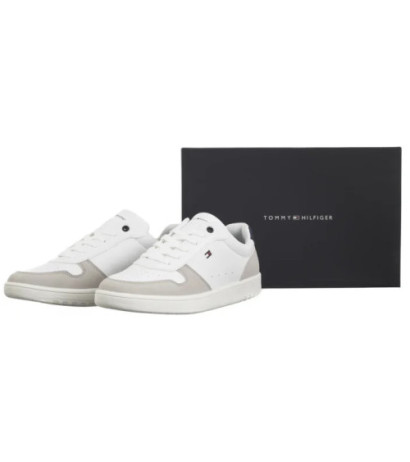 Tommy Hilfiger Low Cut Lace-Up Sneaker Grey/White/Blue T3X9-33849-1269B041 (TH1286-a) sports Shoes