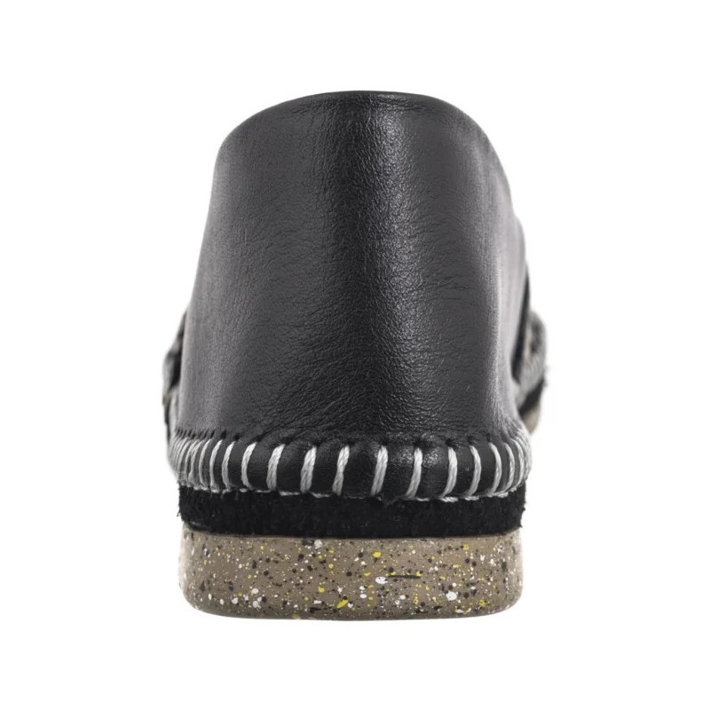 Maciejka Czarne + Kwiaty Brąz T1929-71/00-0 (MA1308-c) shoes