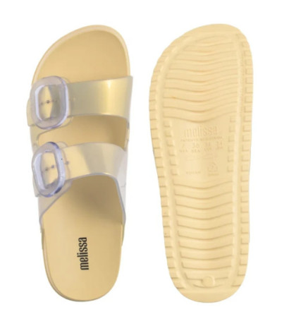 Melissa Cozy Slide AD 33913/AT378 Pearl Yellow (ML328-e) Women's Shoes/Flip Flops