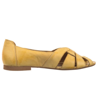 Maciejka Żółte 06908-07/00-1 (MA1309-c) ballerinas