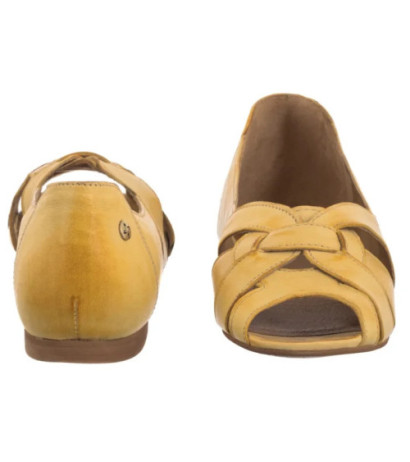 Maciejka Żółte 06908-07/00-1 (MA1309-c) ballerinas