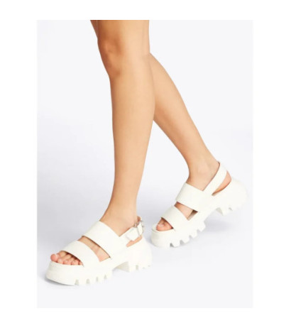 Tommy Hilfiger Tjw Chunky City Sandal Ecru EN0EN02750 YBL (TH1293-a) shoes