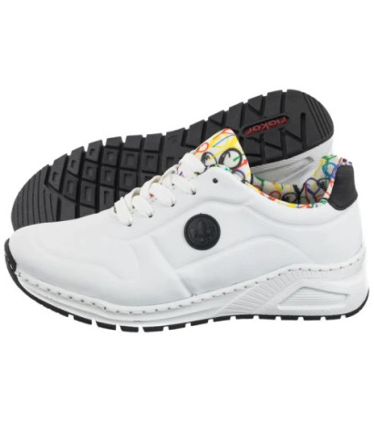 Rieker Białe M4903-80 White (RI232-a) sports Shoes