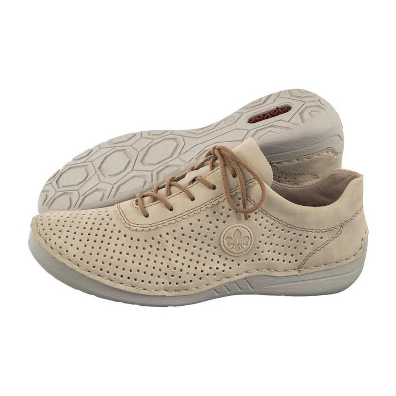 Rieker Beżowe 52546-60 Beige (RI233-a) shoes