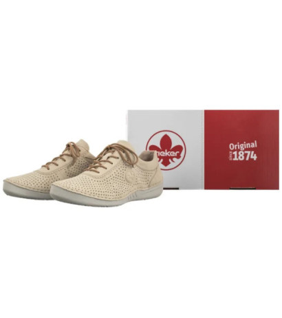 Rieker Beżowe 52546-60 Beige (RI233-a) shoes