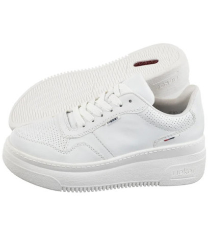 Rieker Białe M7811-80 White  (RI234-a) shoes
