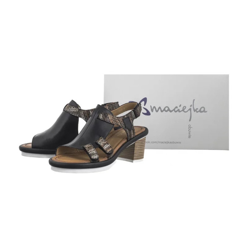 Maciejka Czarno-Rude 06831-01/00-1 (MA1314-a) shoes