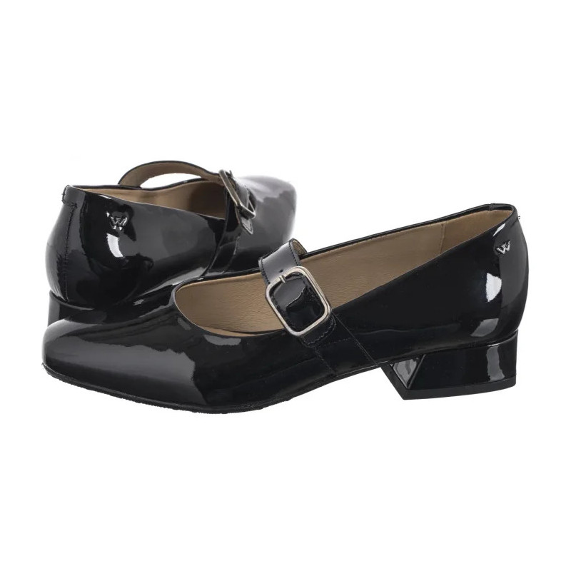 Wojas Czarne Lakierowane 35155-31 (WO256-a) shoes