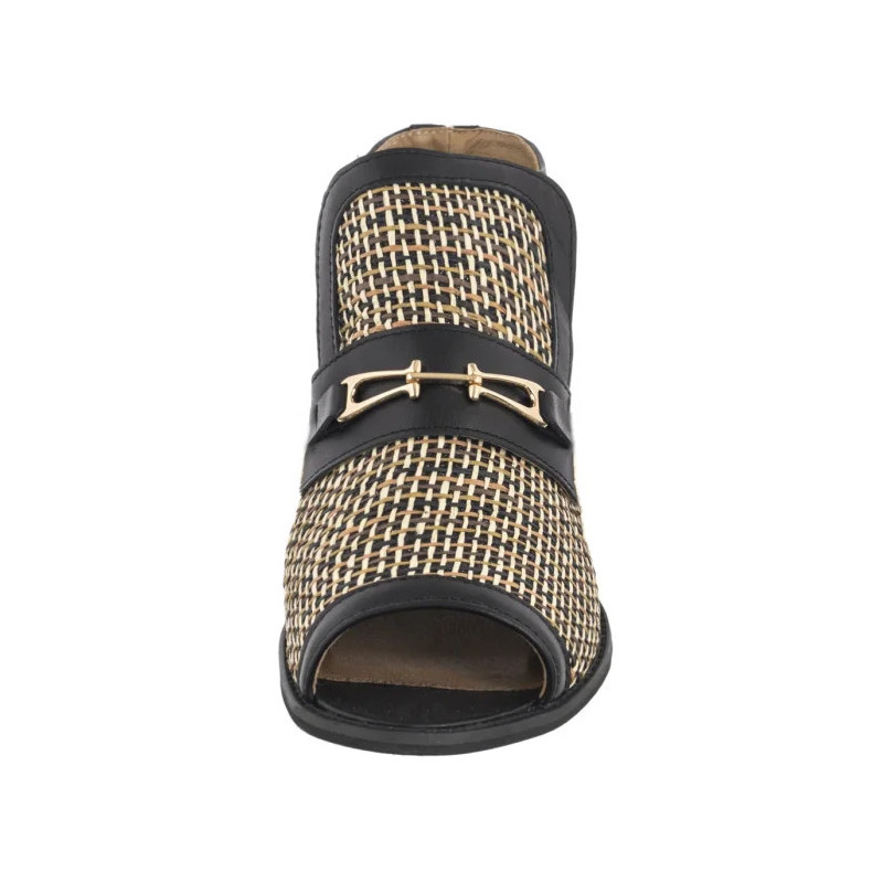 Maciejka Czarne+Beż 06934-39/00-1  (MA1312-b) shoes