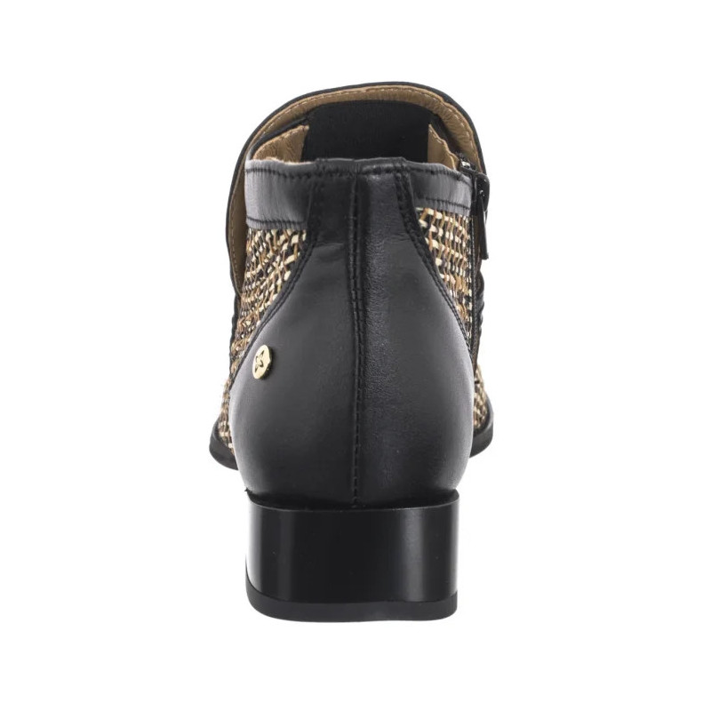 Maciejka Czarne+Beż 06934-39/00-1  (MA1312-b) shoes