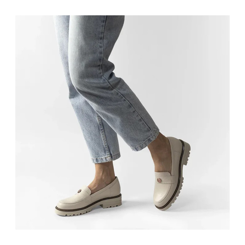 Ryłko Kremowe E2R70_M_ _6JN (RY1029-a) shoes