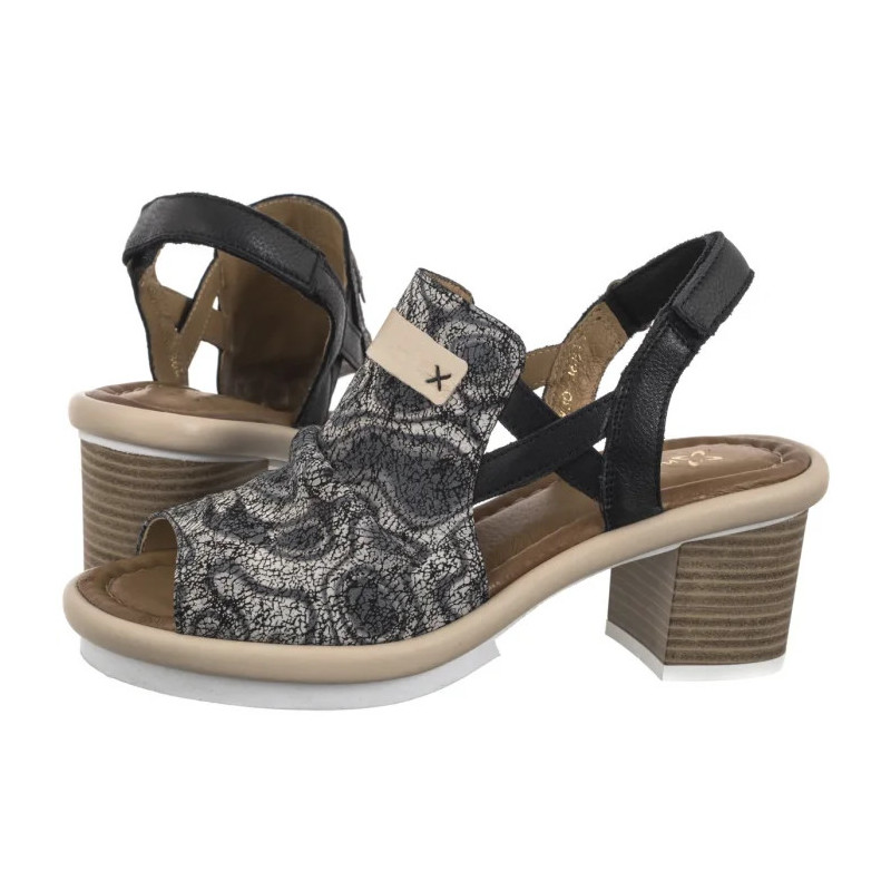 Maciejka Czarno-Beżowe 06830-01/00-1 (MA1316-a) shoes