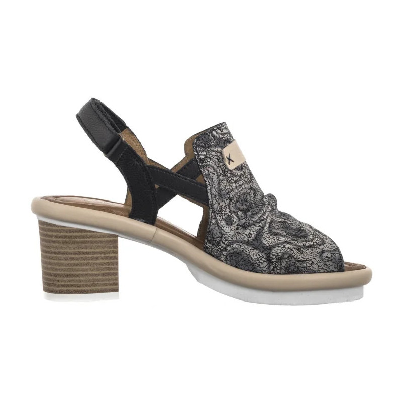 Maciejka Czarno-Beżowe 06830-01/00-1 (MA1316-a) shoes